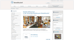 Desktop Screenshot of benediktushof-onlineshop.de